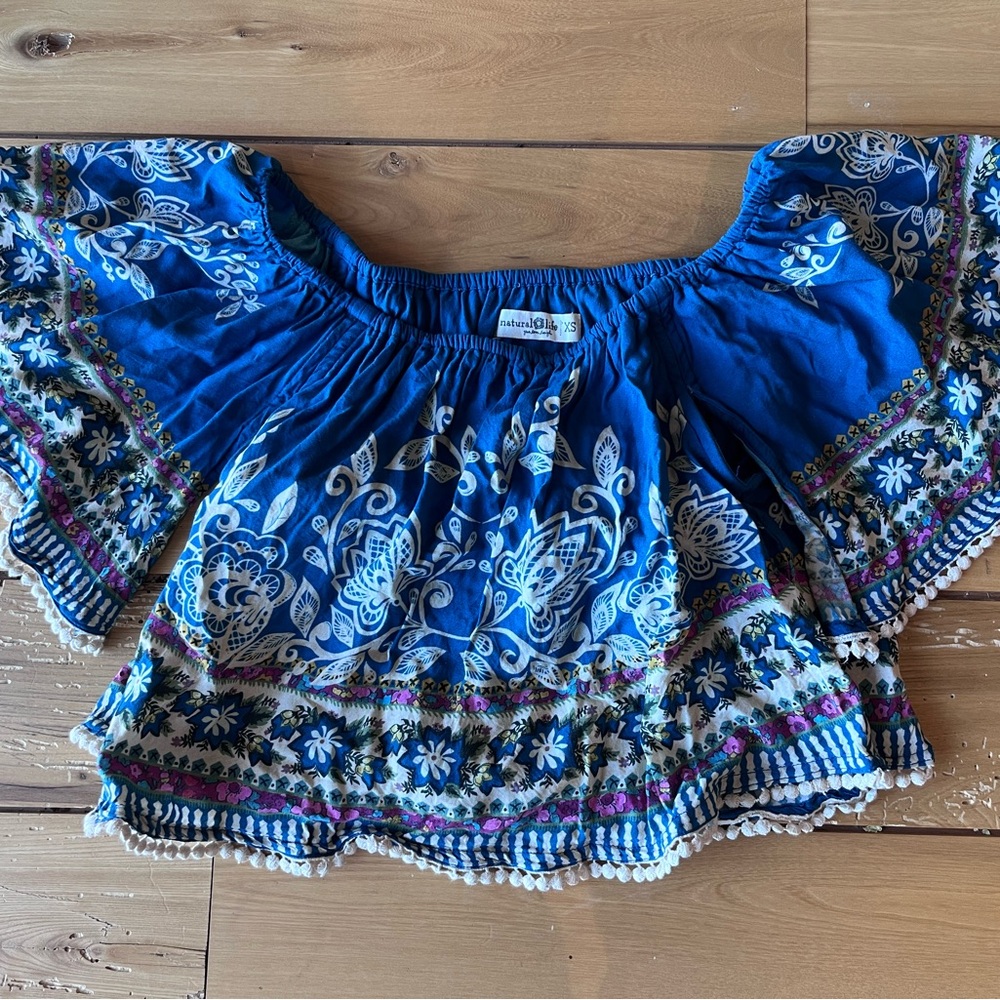 NATURAL LIFE Boho Festival Top XS